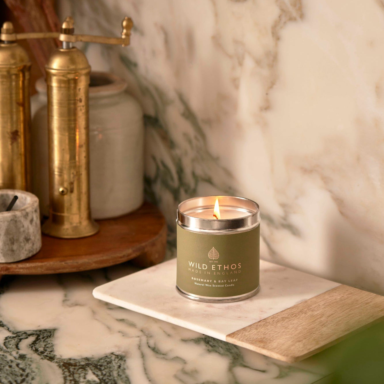 Wild Ethos Rosemary & Bay Leaf Candle