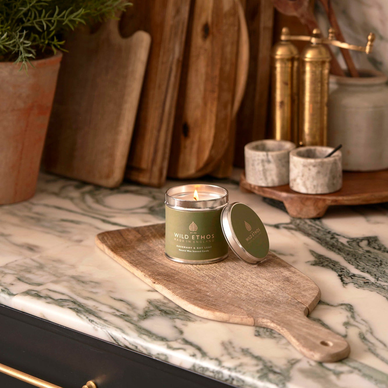 Wild Ethos Rosemary & Bay Leaf Candle