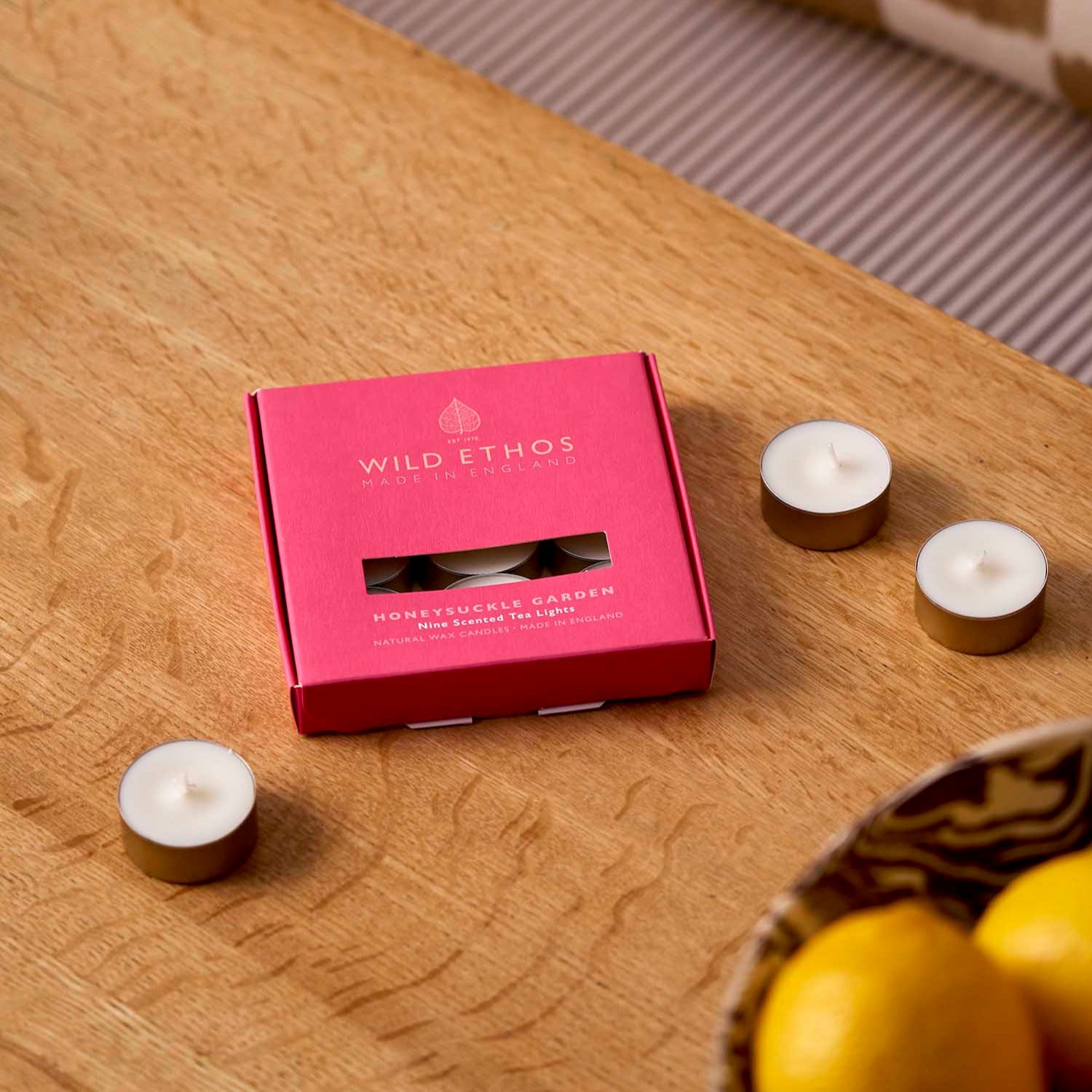 Wild Ethos Honeysuckle Garden Scented Tealights