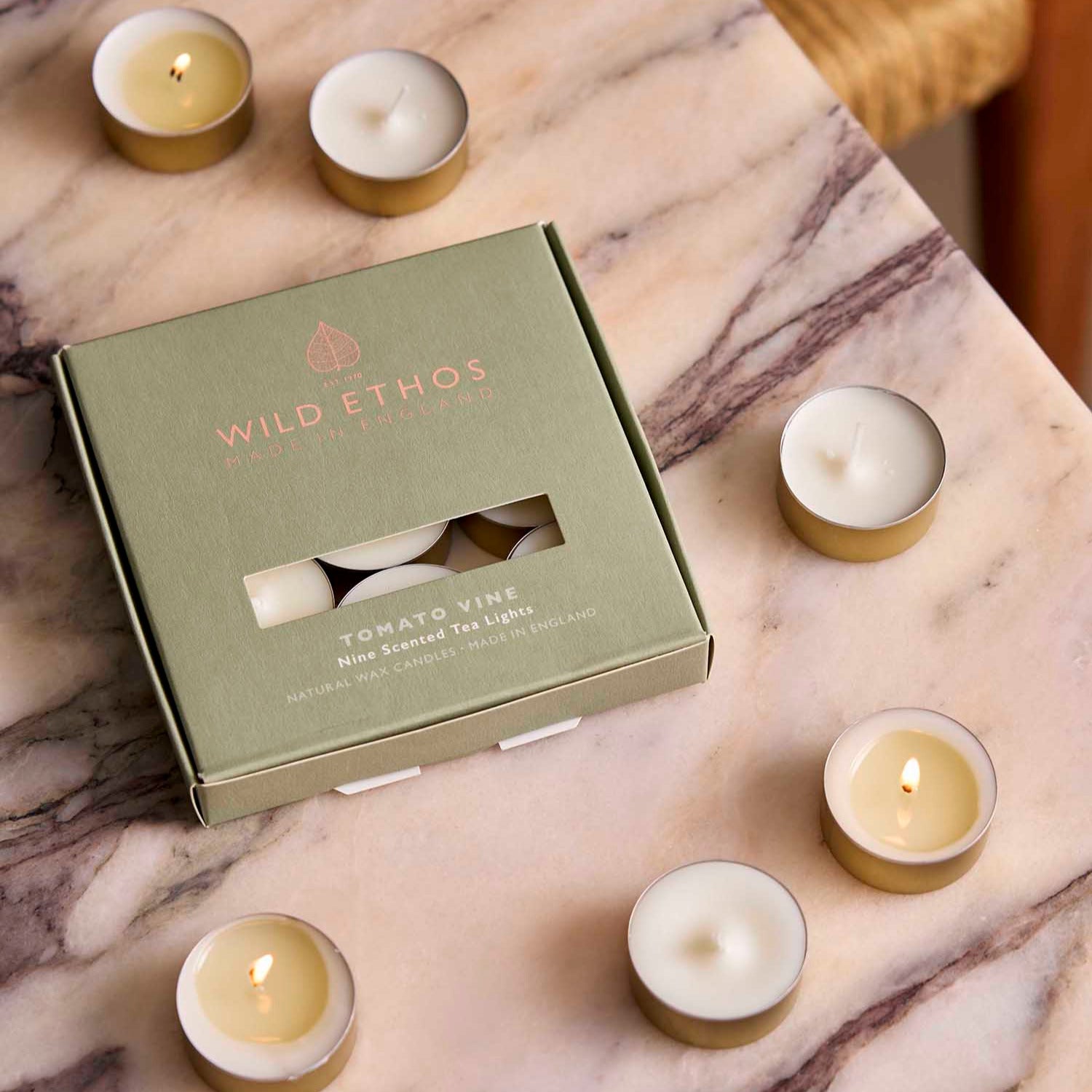 Wild Ethos Tomato Vine Scented Tealights