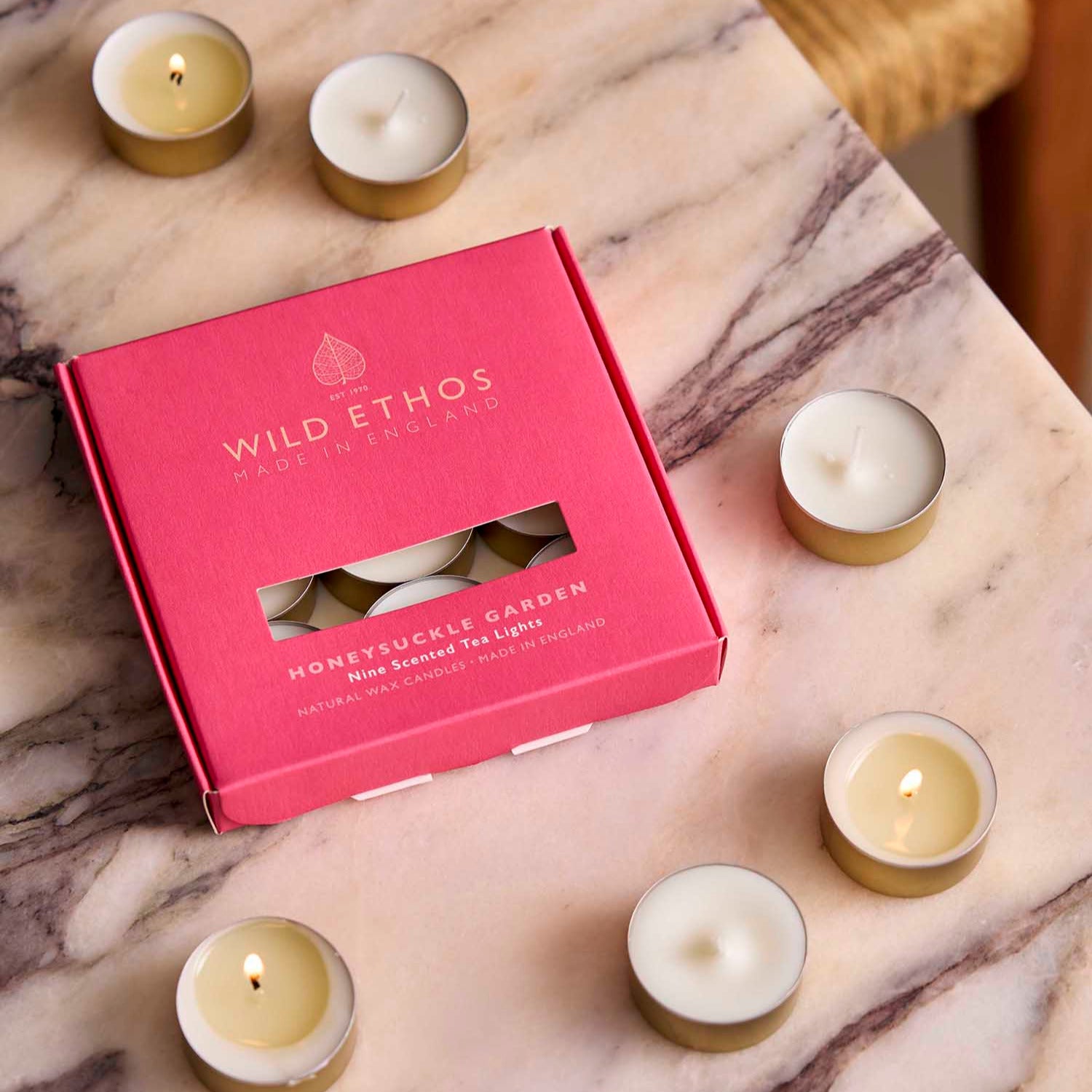 Wild Ethos Honeysuckle Garden Scented Tealights