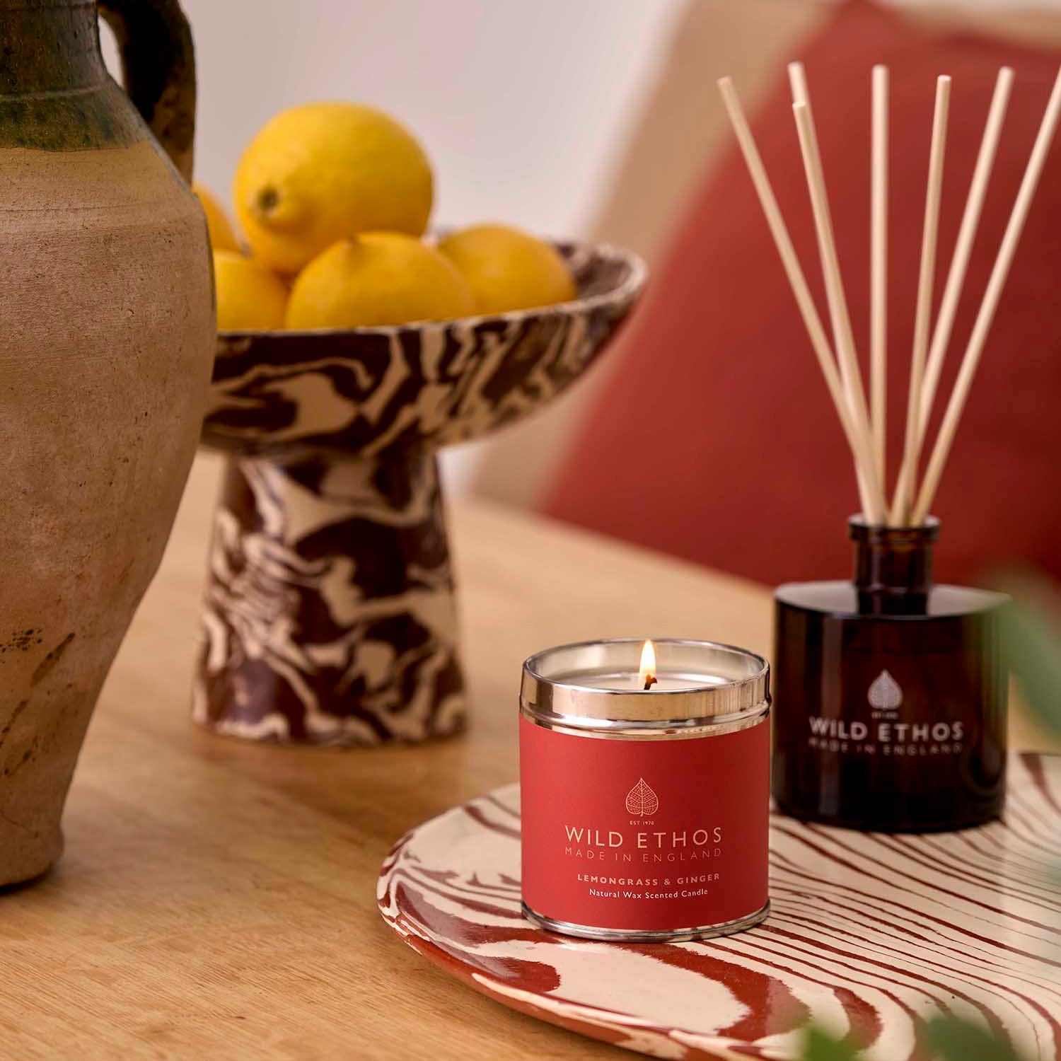 Wild Ethos Lemongrass & Ginger Candle