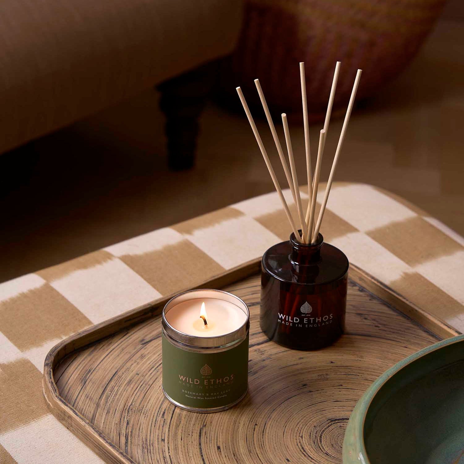 Wild Ethos Rosemary & Bay Leaf Candle