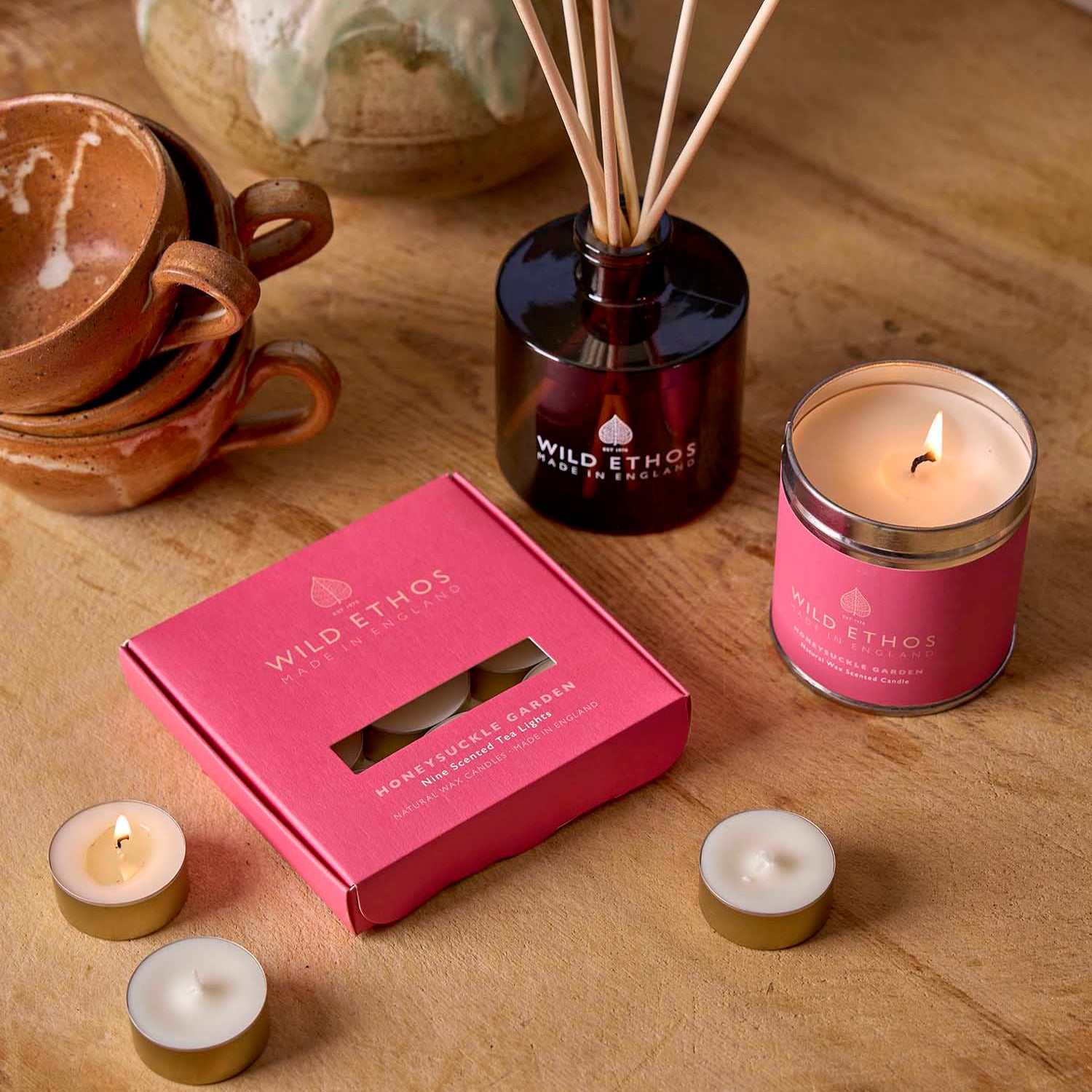 Wild Ethos Honeysuckle Garden Candle