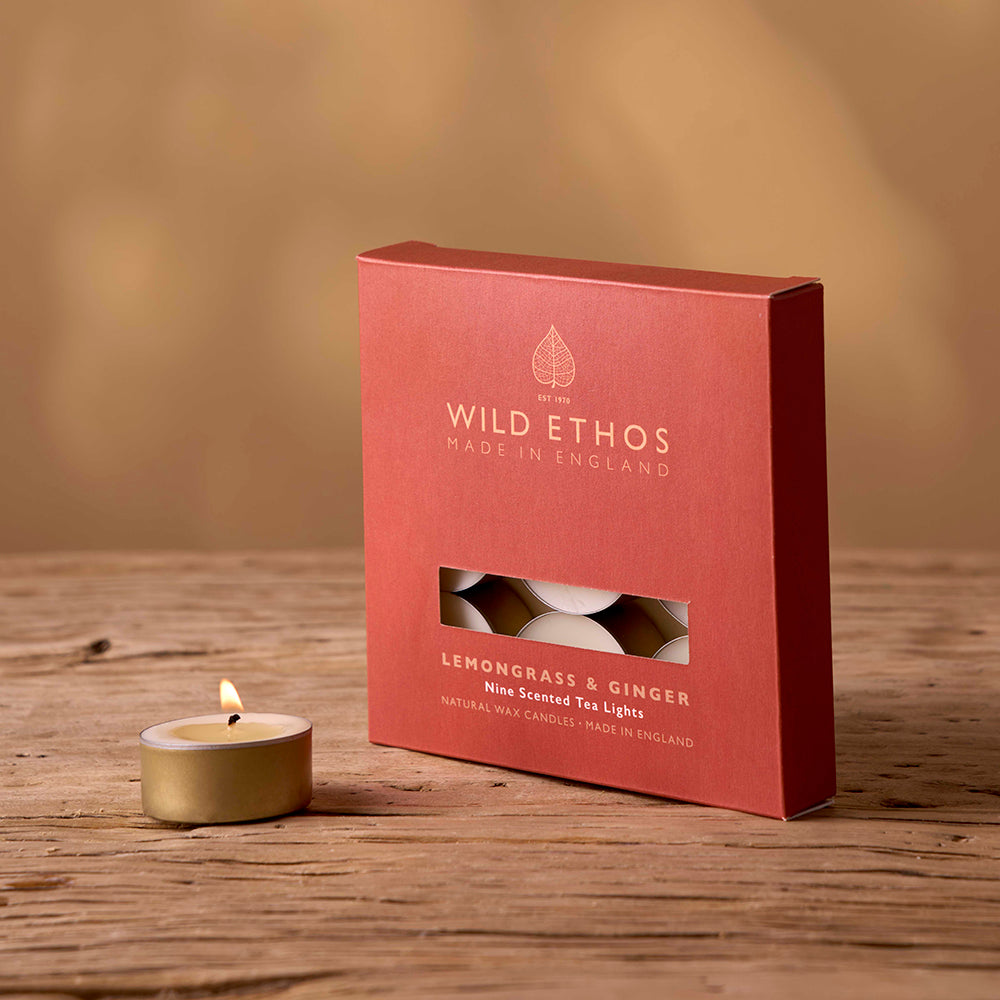 Wild Ethos Lemongrass & Ginger Scented Tealights