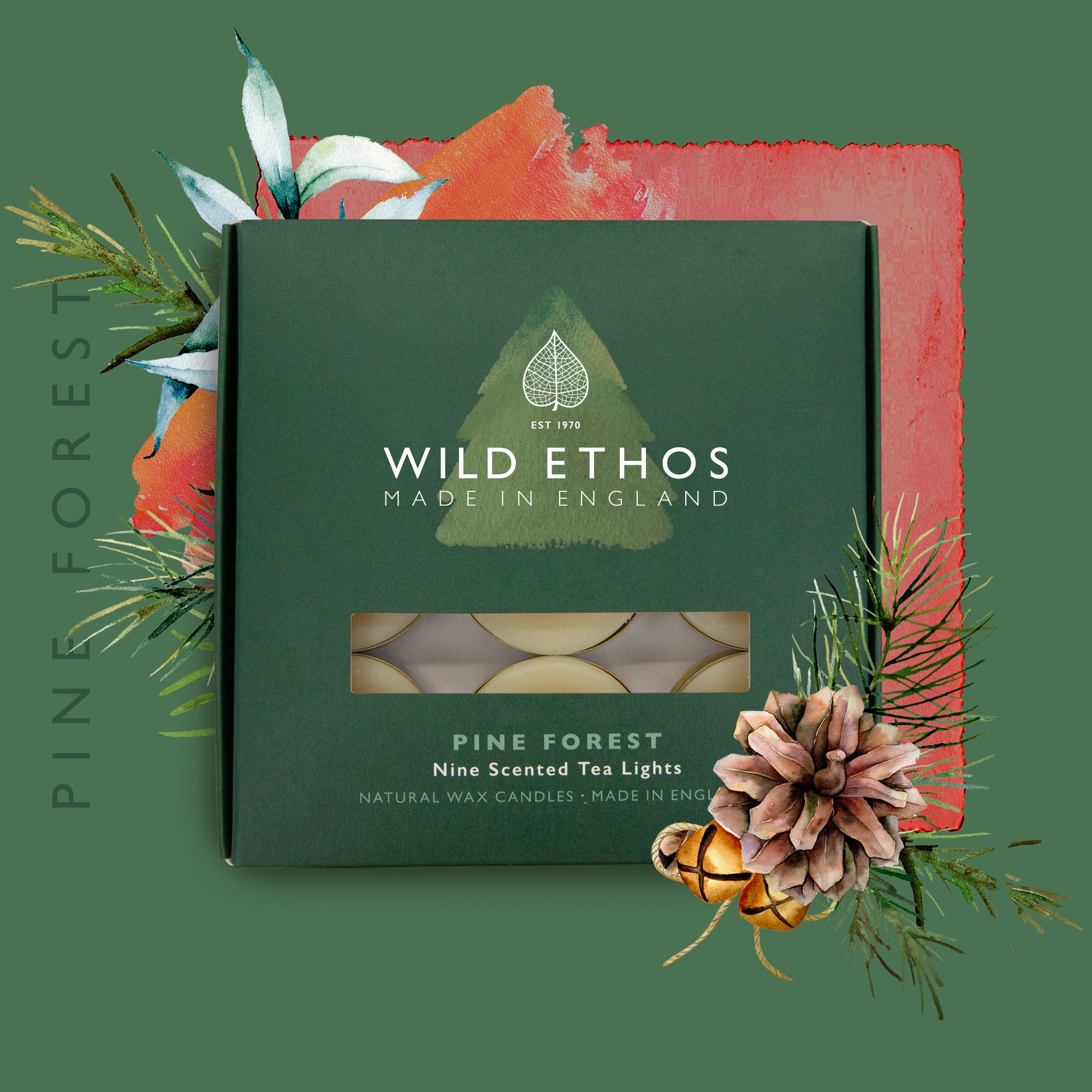 Wild Ethos Pine Forest Scented Tealights