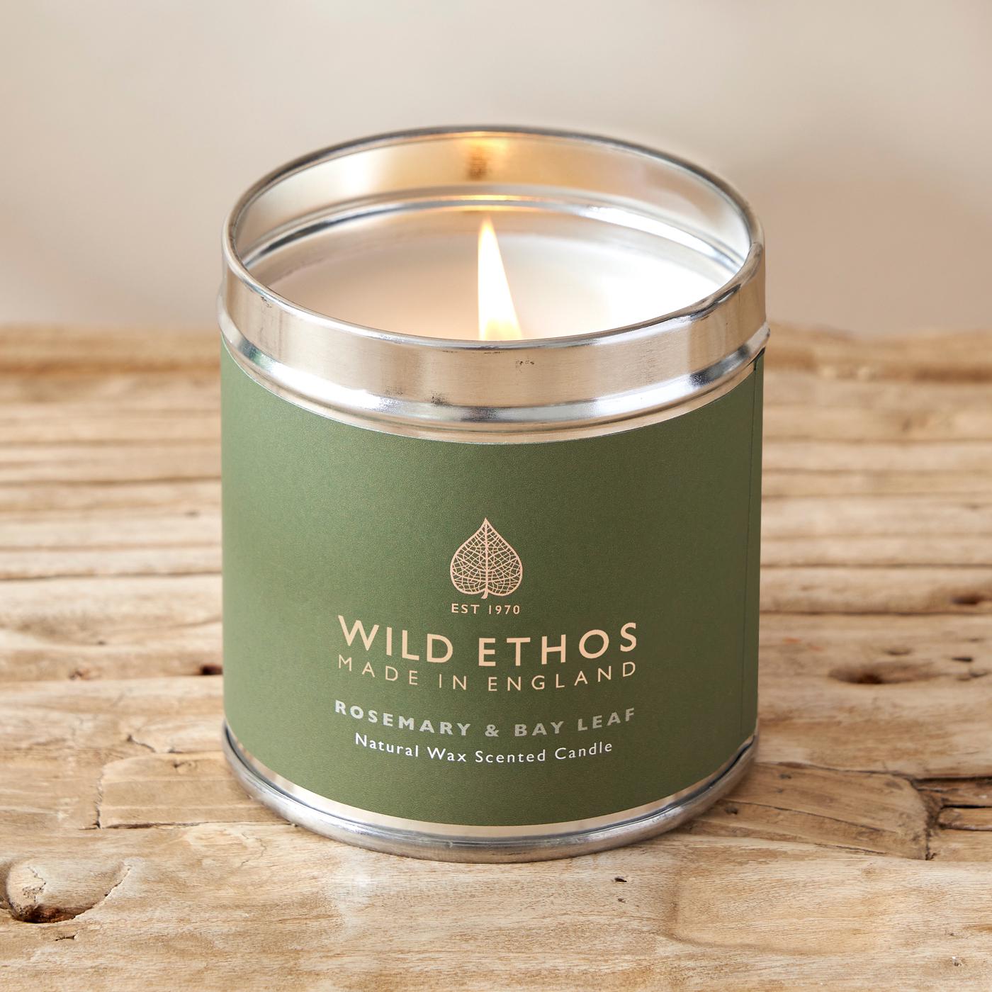 Wild Ethos Rosemary & Bay Leaf Candle
