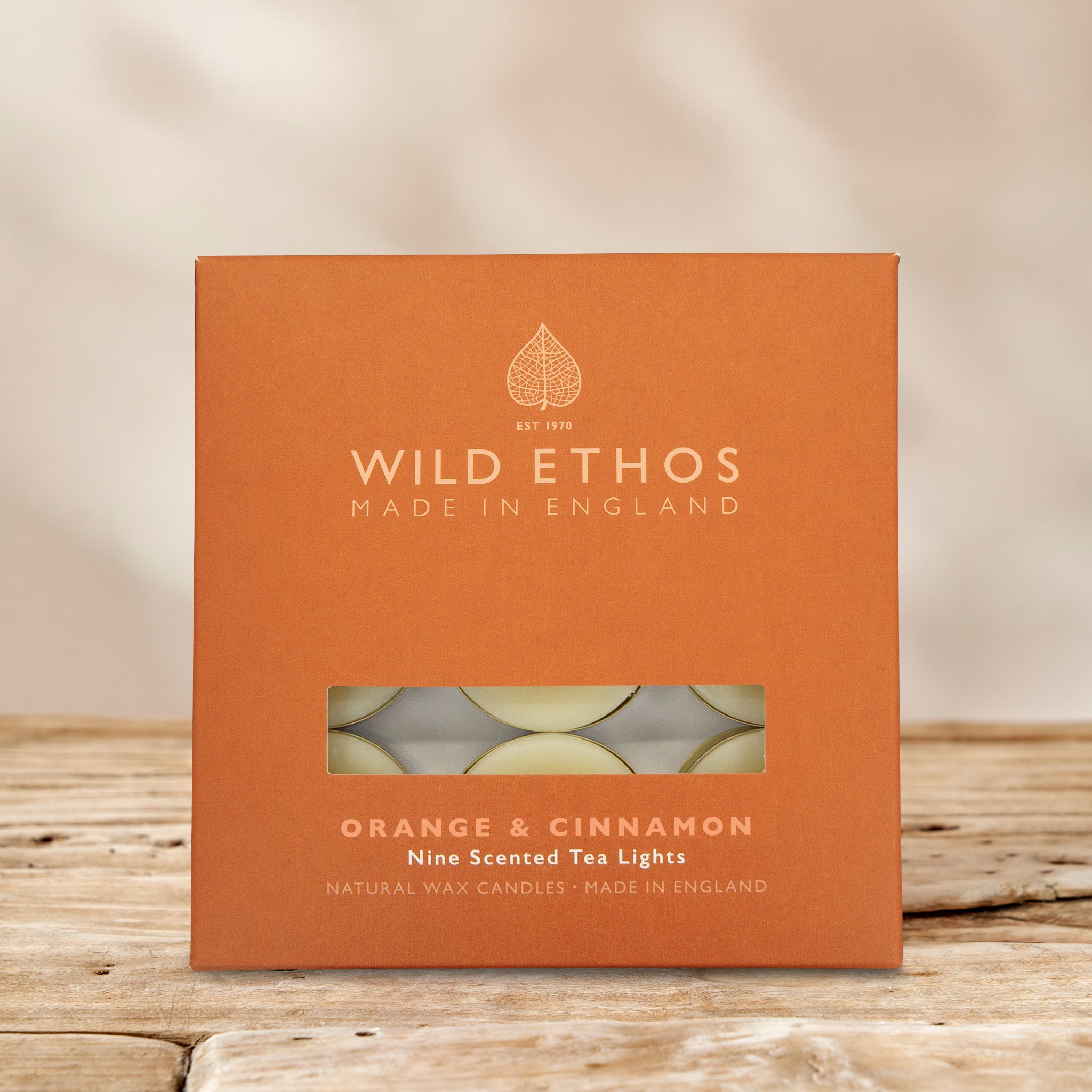 Wild Ethos Cinnamon & Orange Scented Tealights