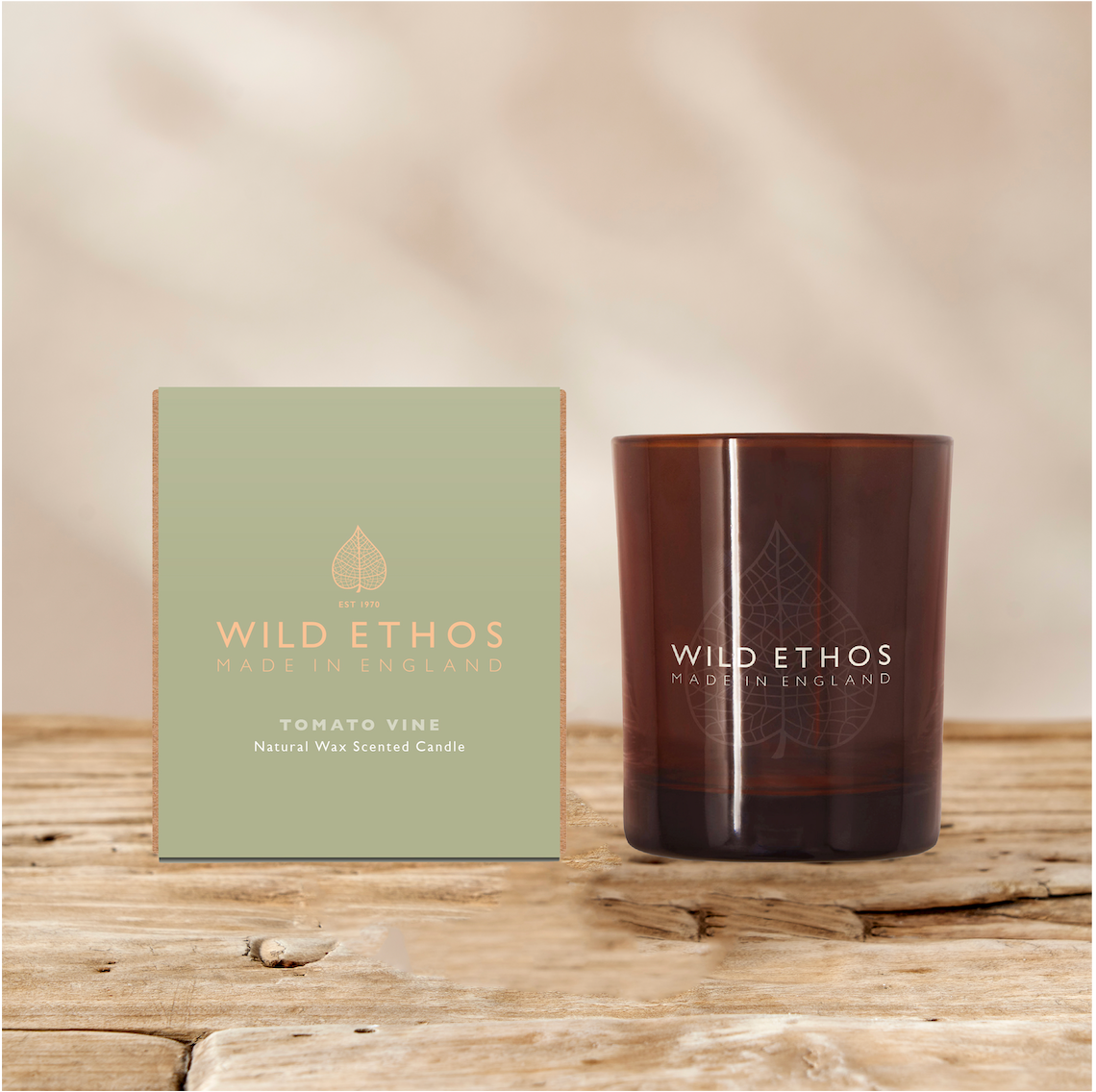 Wild Ethos Tomato Vine Glass Candle