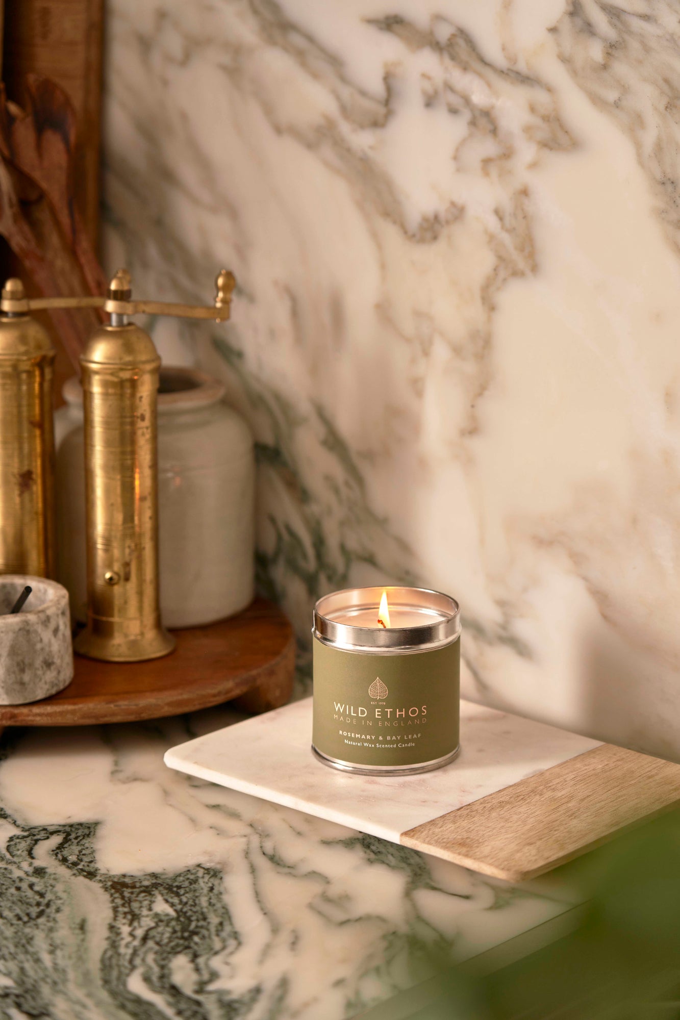 Wild Ethos Rosemary & Bay Leaf Candle