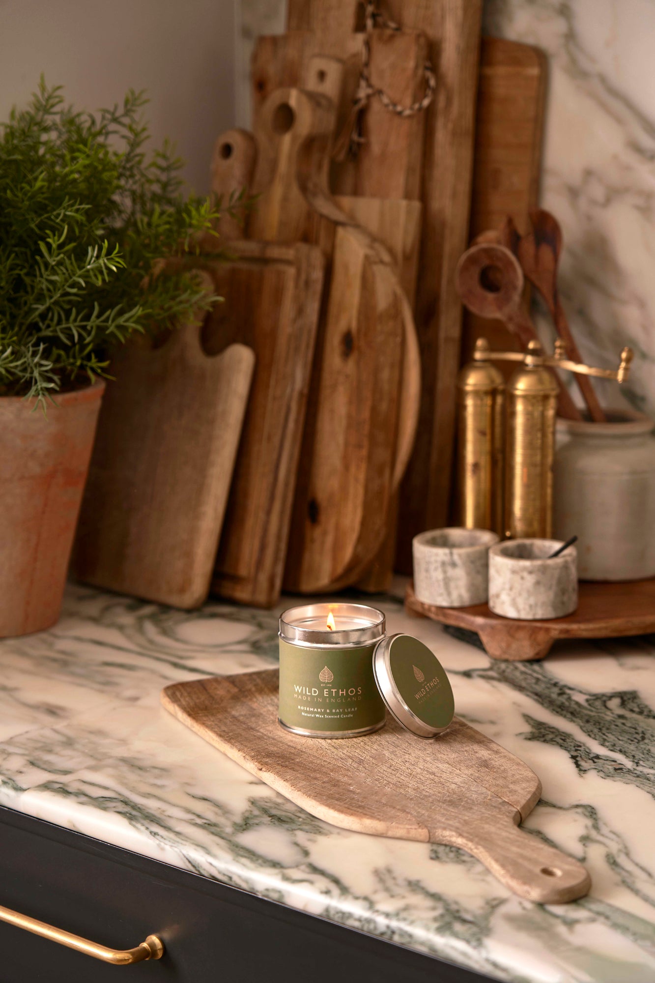 Wild Ethos Rosemary & Bay Leaf Candle