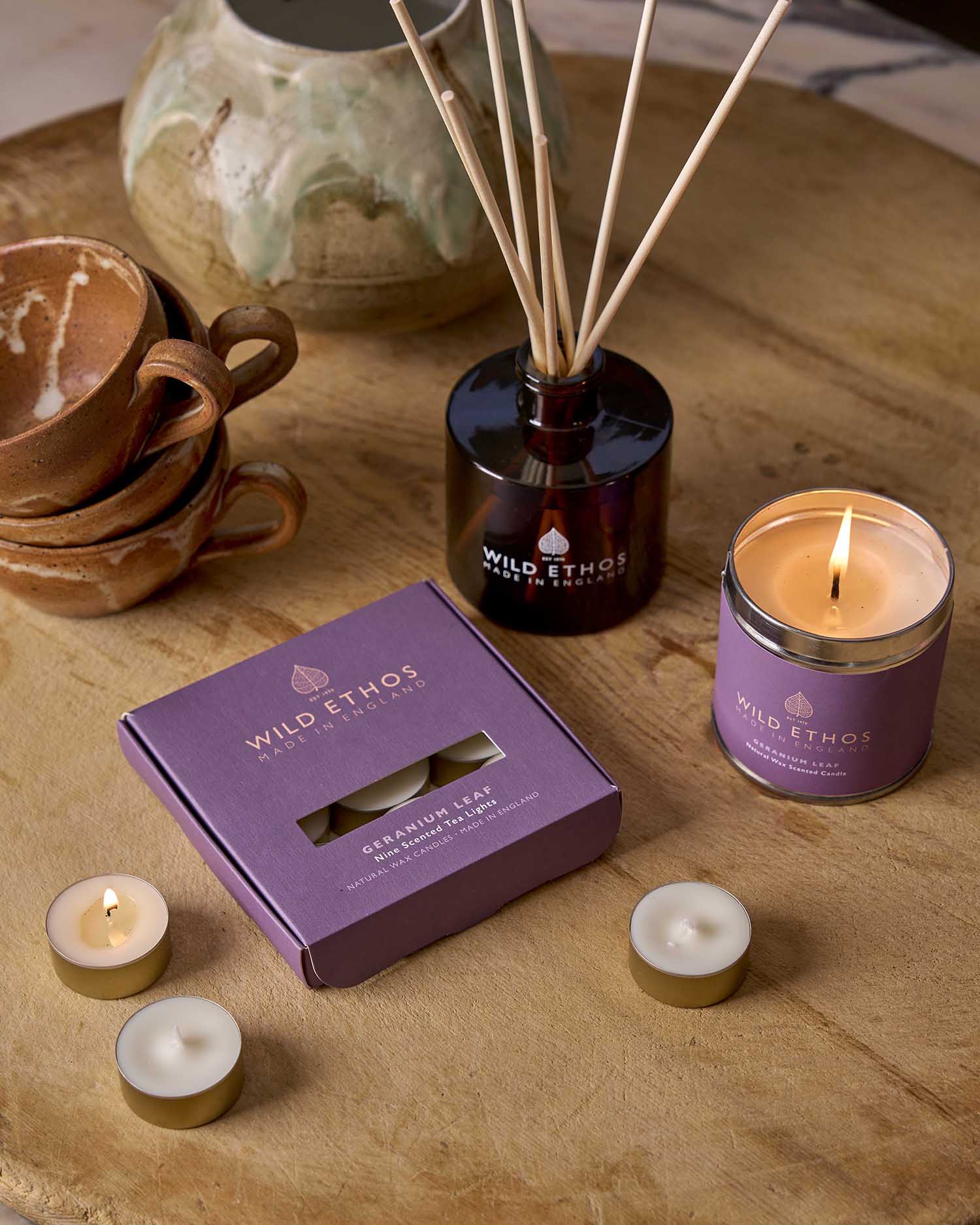 Wild Ethos Geranium Leaf Candle