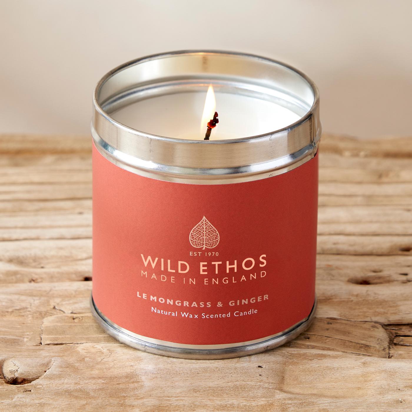 Wild Ethos Lemongrass & Ginger Candle