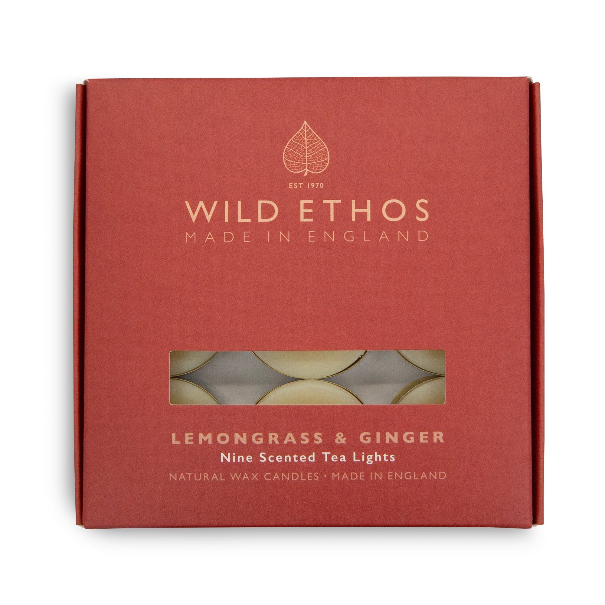 Wild Ethos Lemongrass & Ginger Scented Tealights