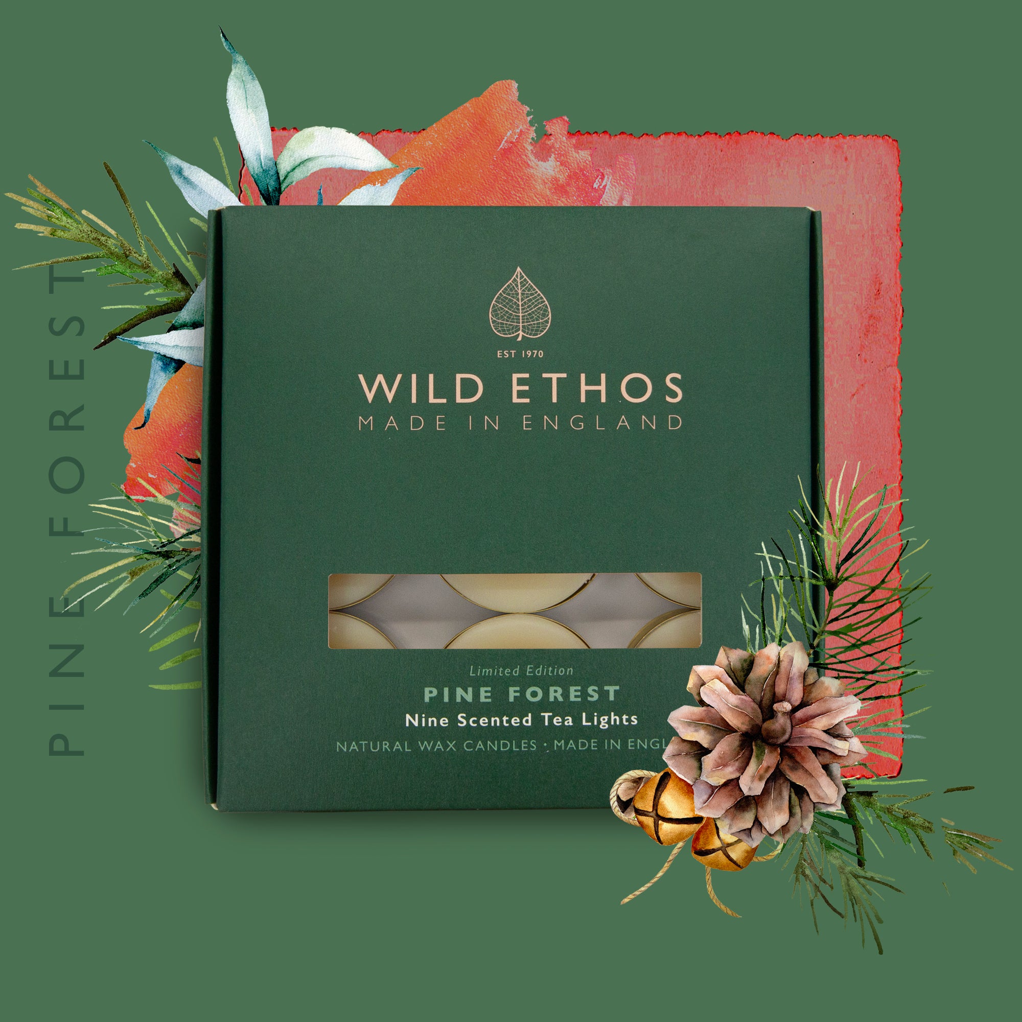 Wild Ethos Pine Forest Scented Tealights