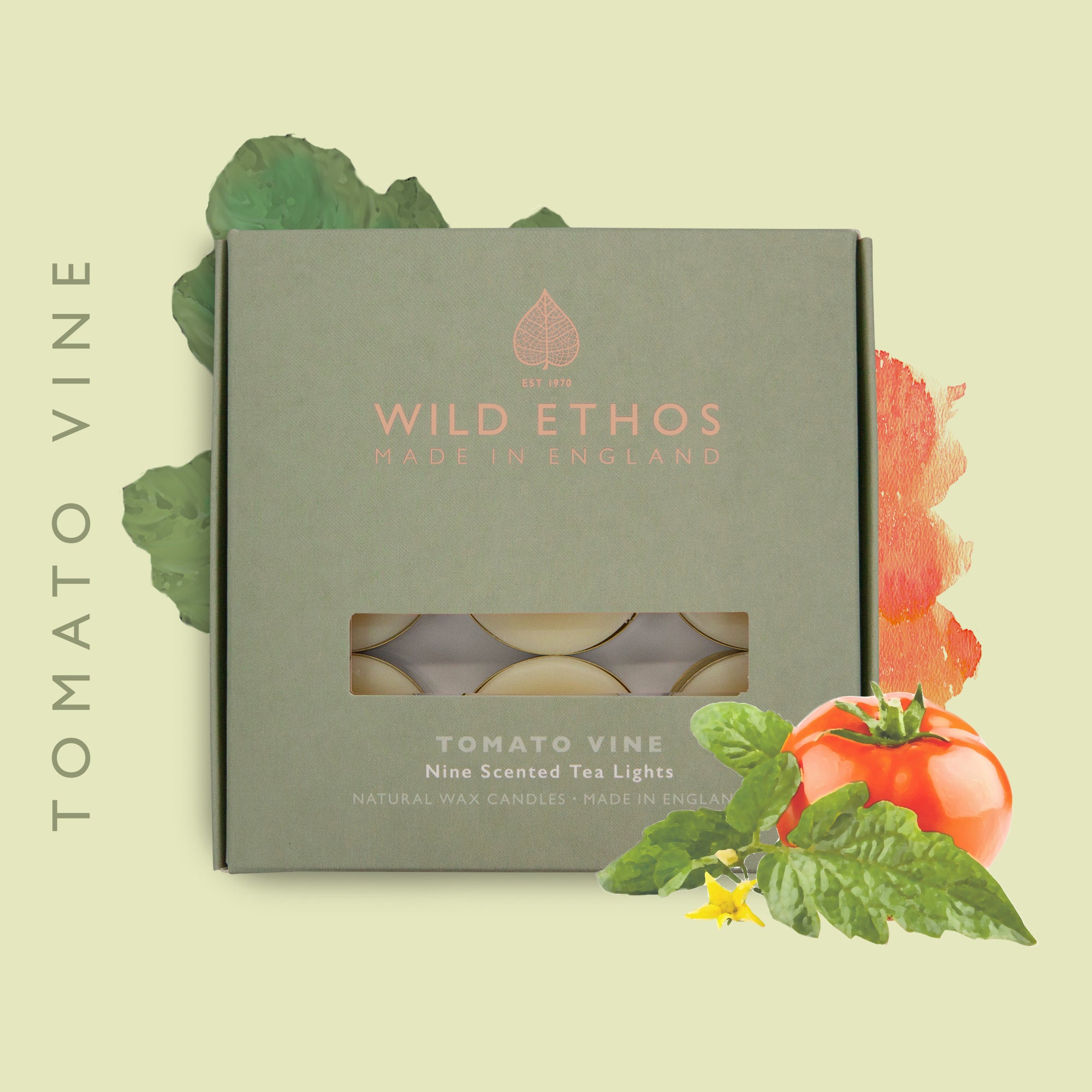 Wild Ethos Tomato Vine Scented Tealights