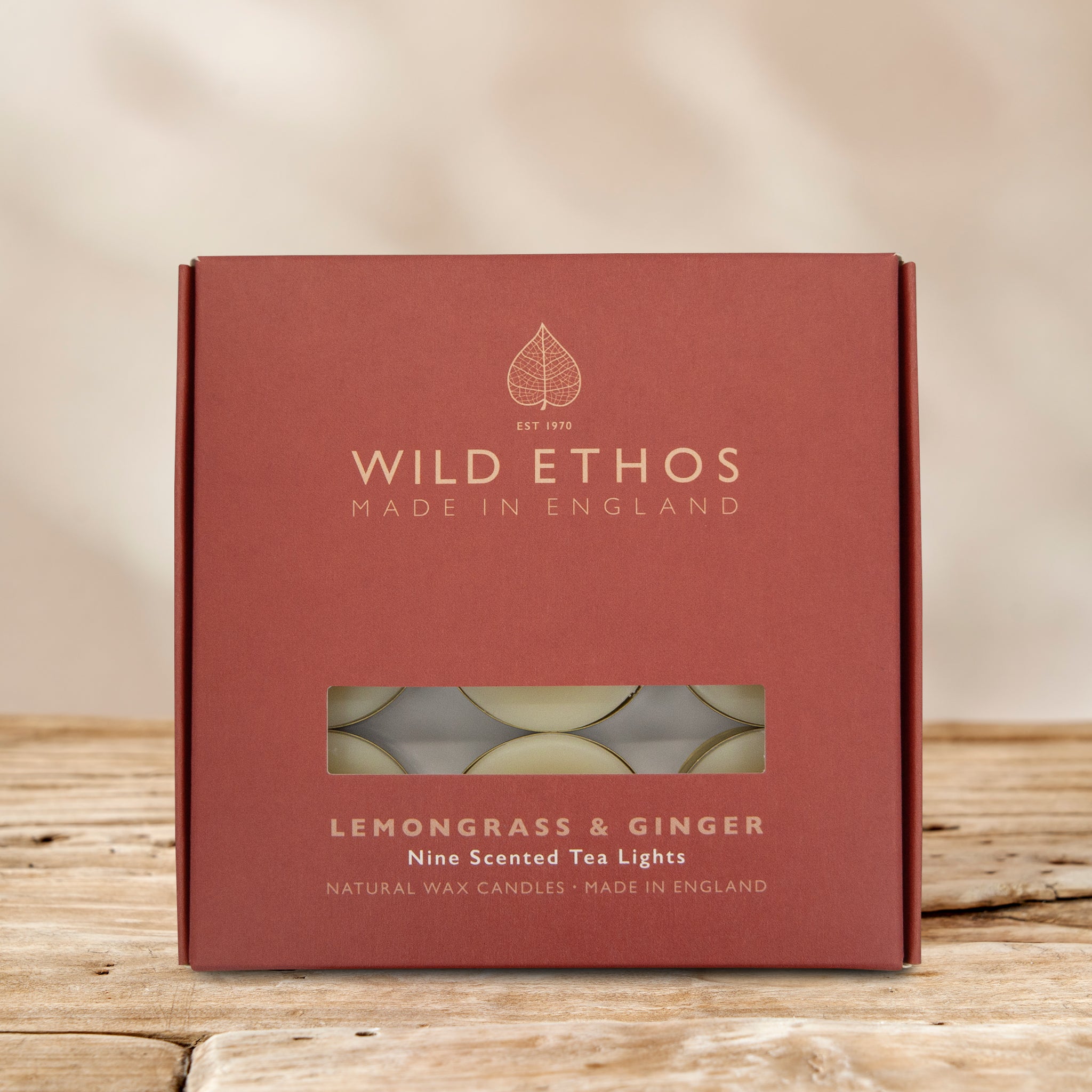 Wild Ethos Lemongrass & Ginger Scented Tealights