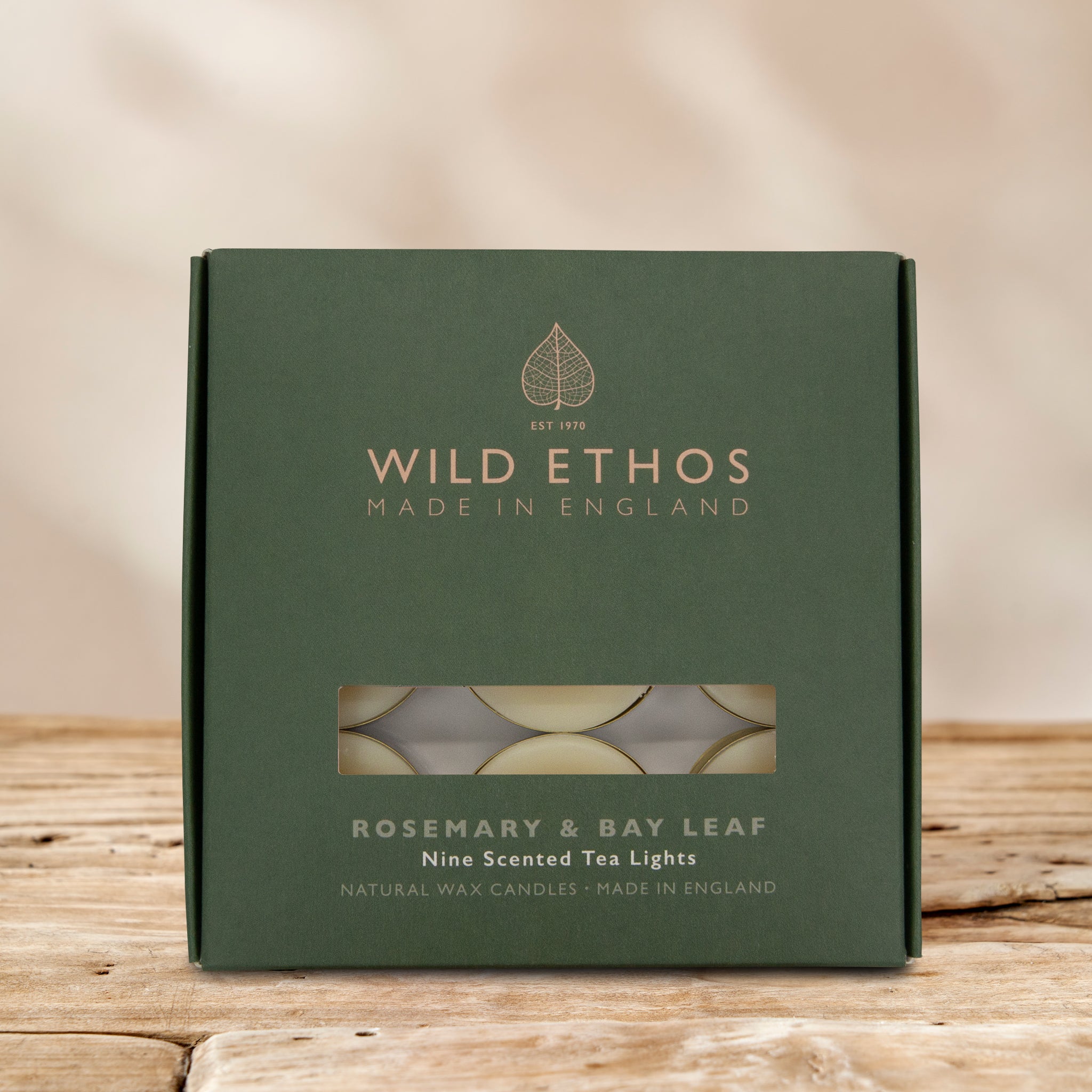 Wild Ethos Rosemary & Bay Leaf Scented Tealights