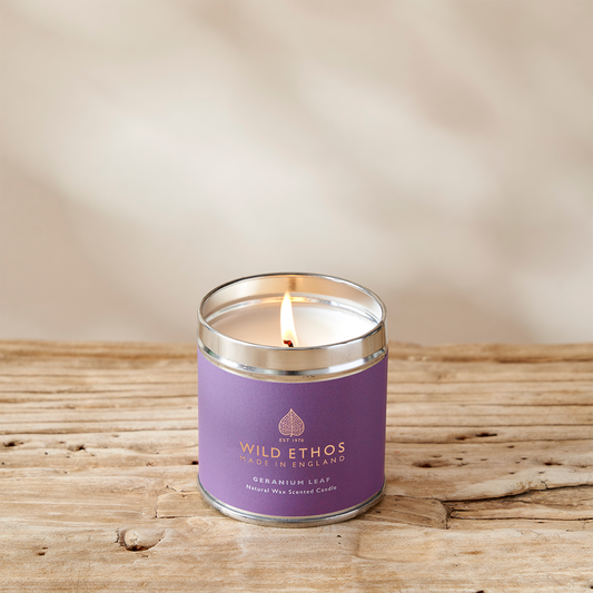 Germanium leaf scented candle