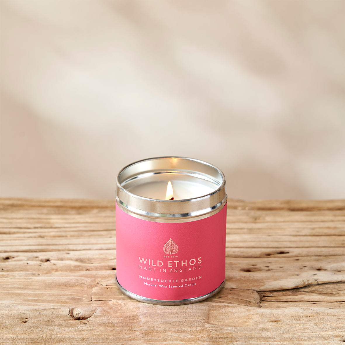 natural wax british made candle