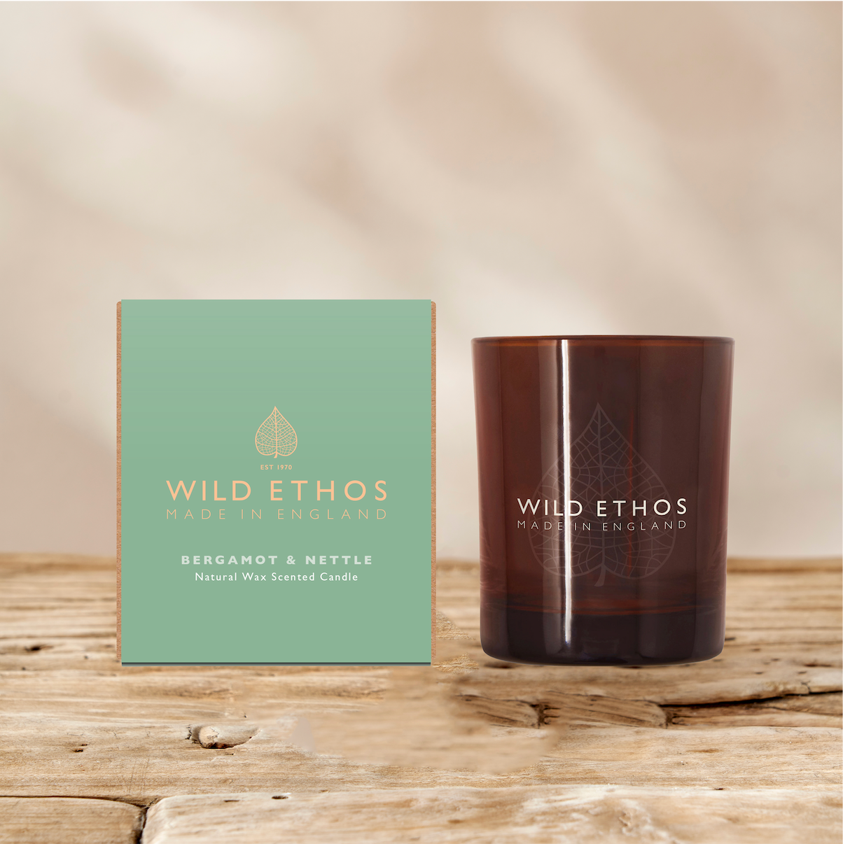 Wild Ethos Bergamot Nettle Glass Candle